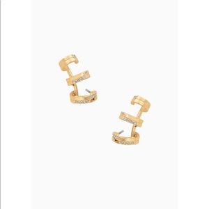 Pave Trio Earrings